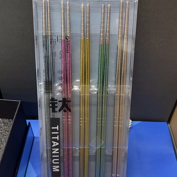 壹滴水筷子5双彩色