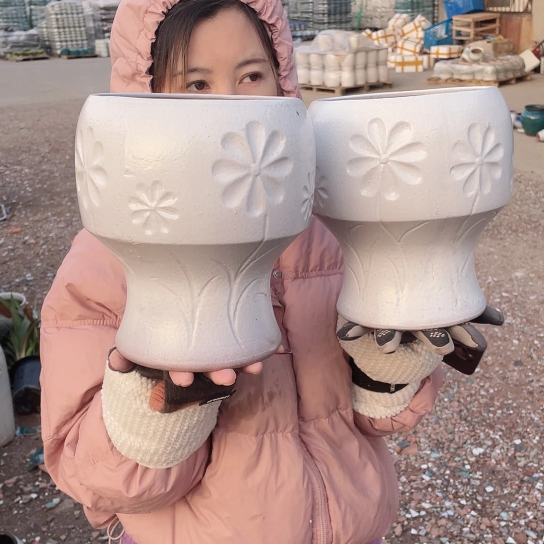 红陶王嫂花盆0204-573