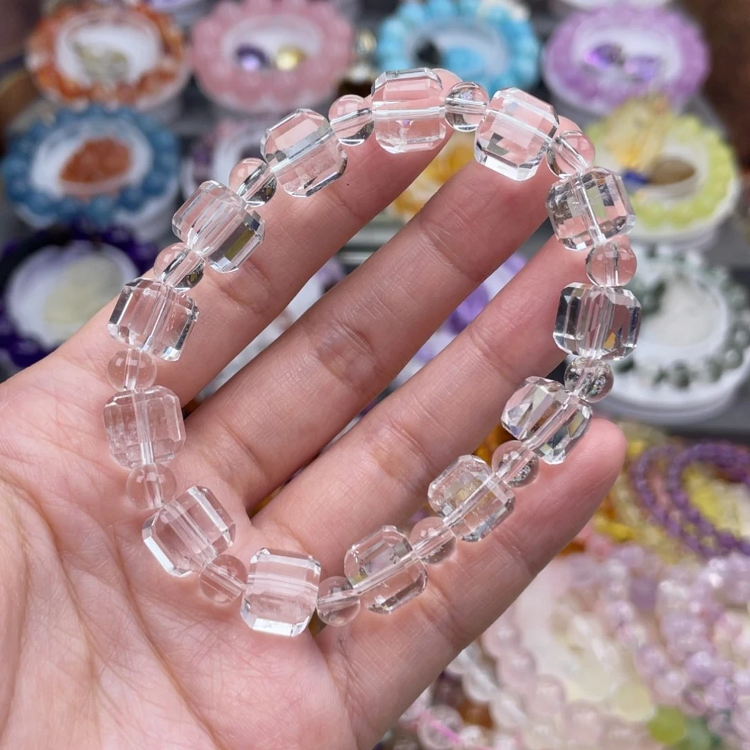 水晶手链未镶嵌白水晶