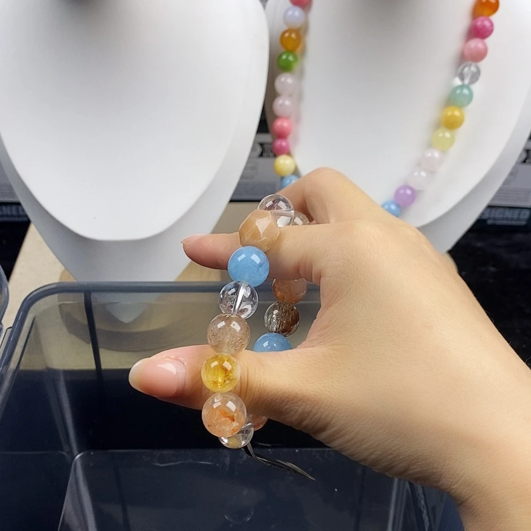 水晶银S925镶嵌手链