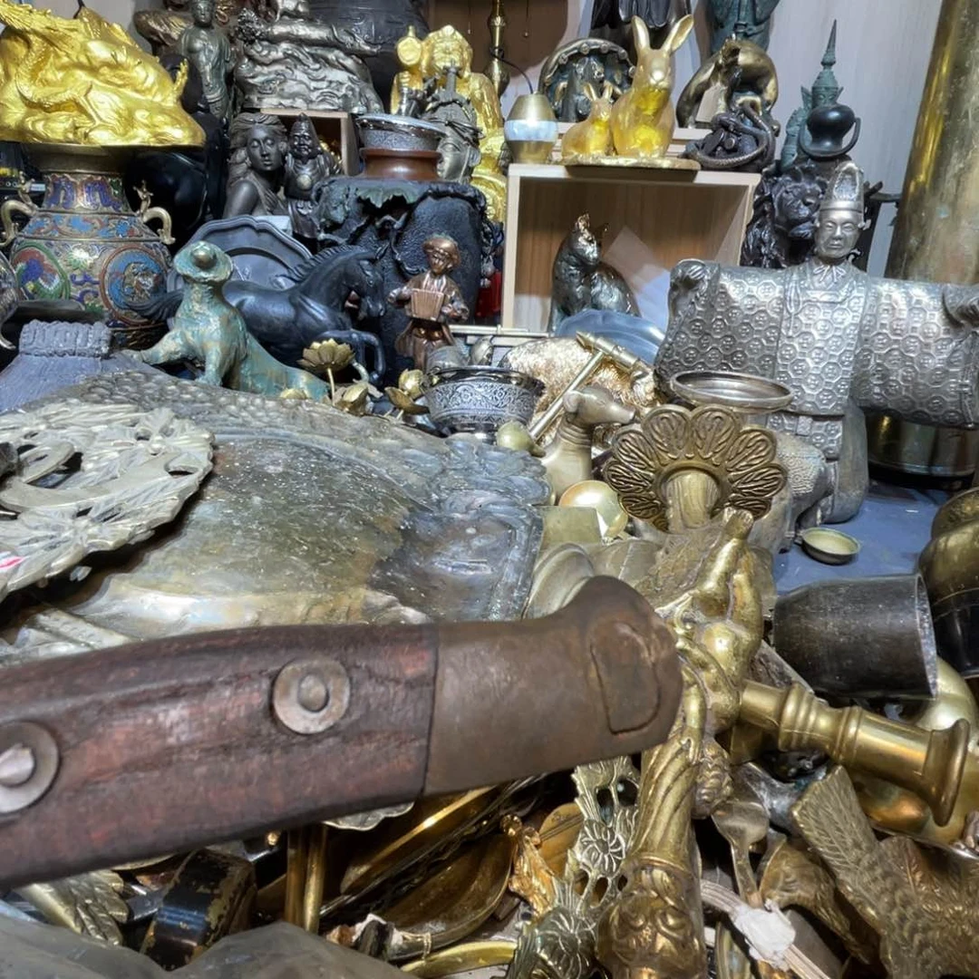 茶盏?****华大阪回流铜器摆件99