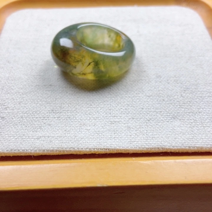 玛瑙/玉髓戒指未镶嵌不退不换