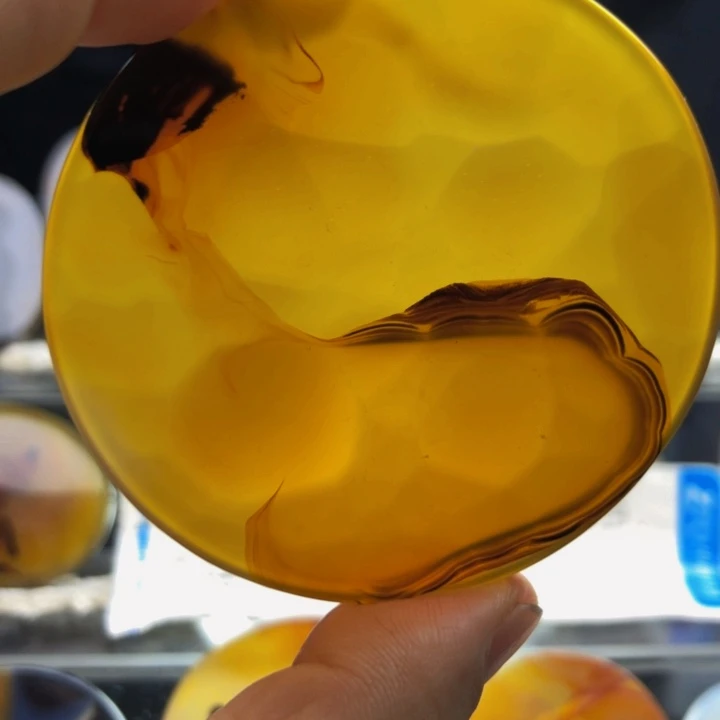 合金玛瑙/玉髓珠宝奇石36有瑕