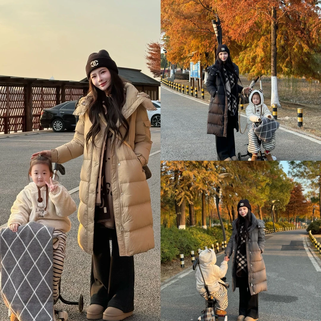 【宿慕SUMU】新款大被子廓形设计感保暖抗风连帽羽绒服240428