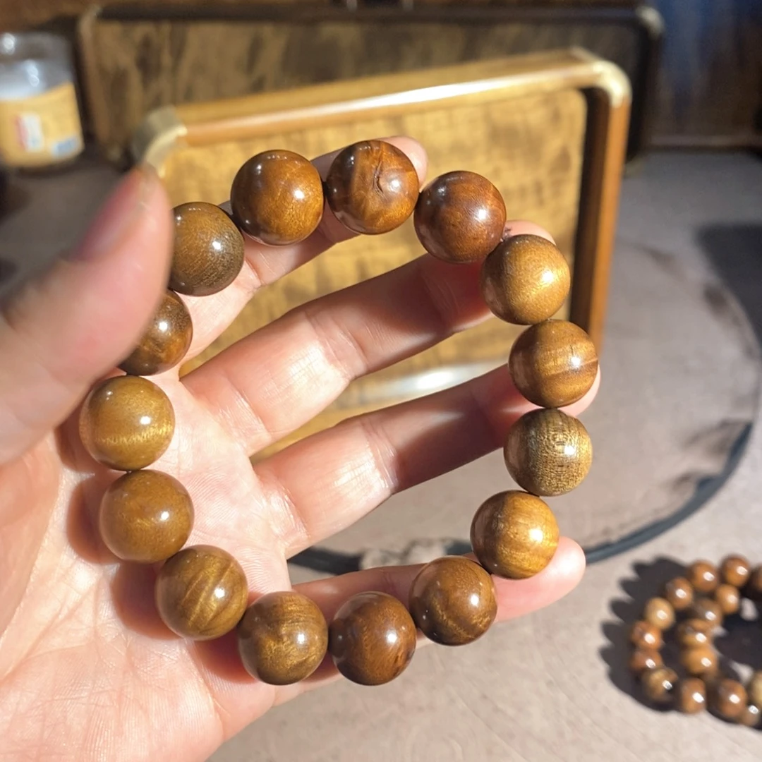 金丝楠金丝楠木枯木手串1.5