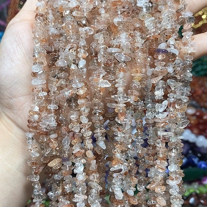玛瑙/玉髓未镶嵌珠宝半成品天然黑金超七绕手4圈