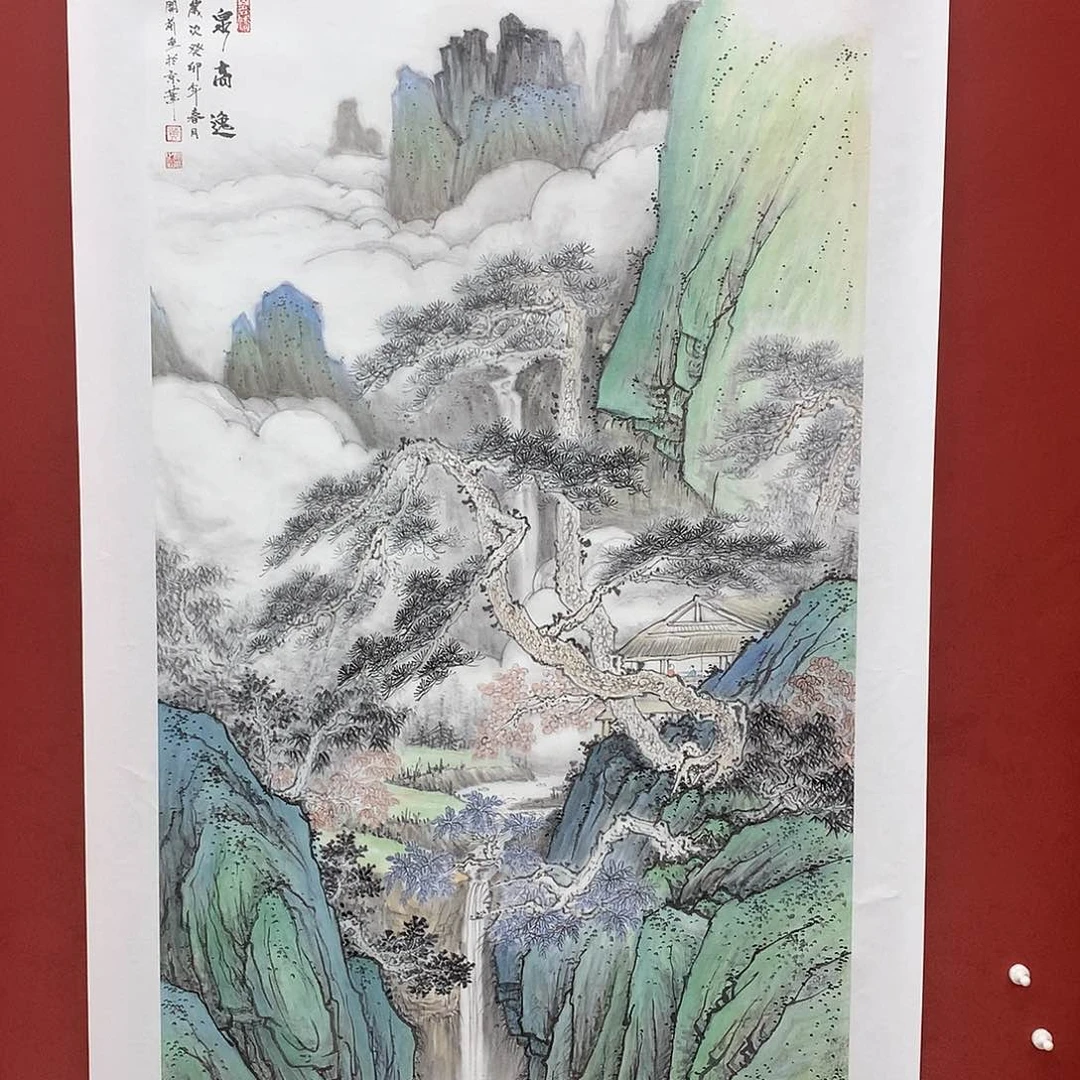 国画国画作品欣赏四尺整