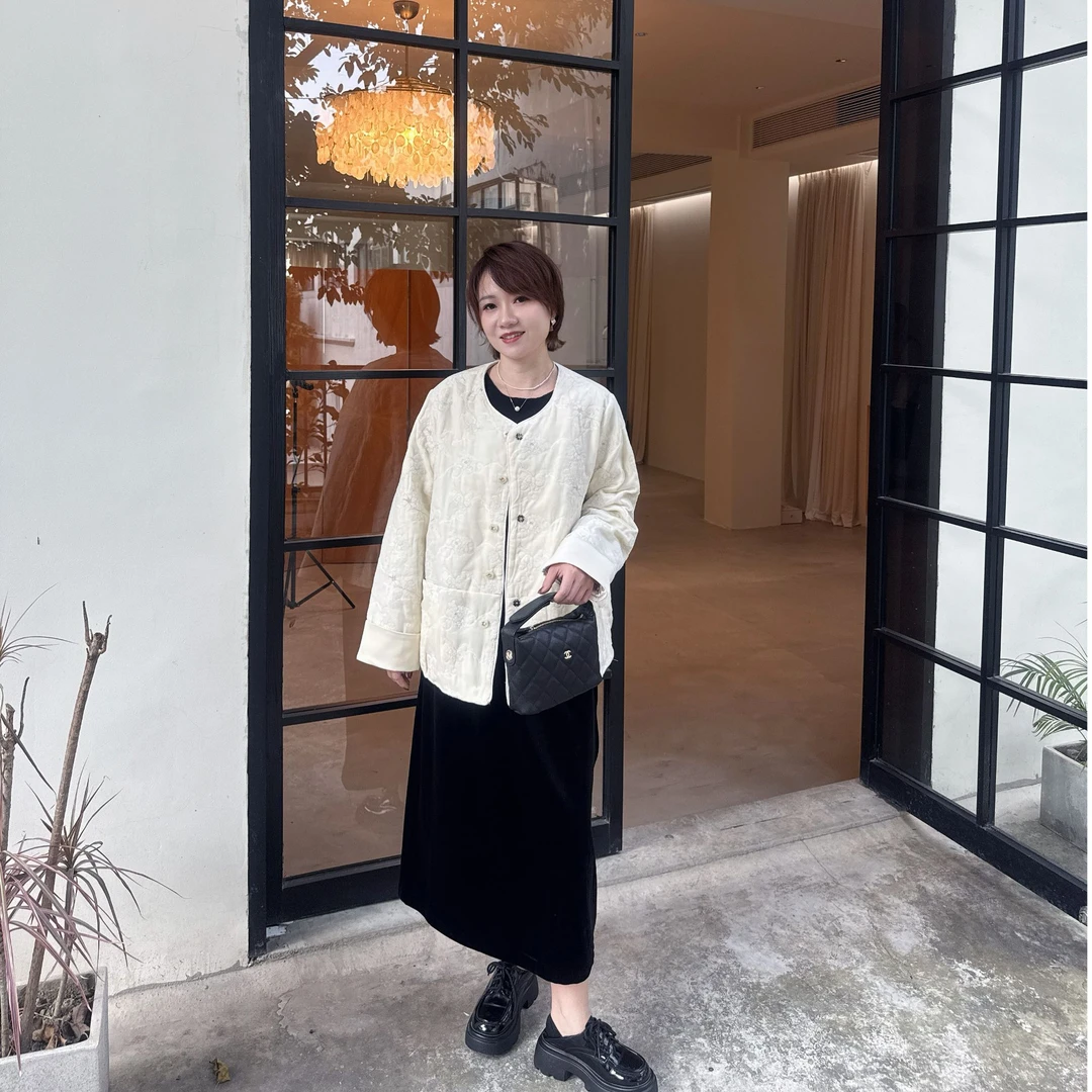 国风外套常规款显瘦长袖大码外套