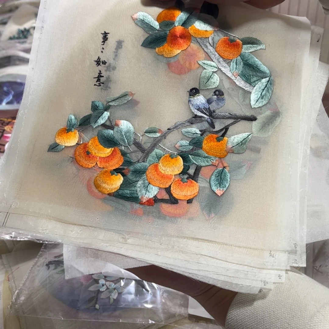 刺绣纯手工制作的一款