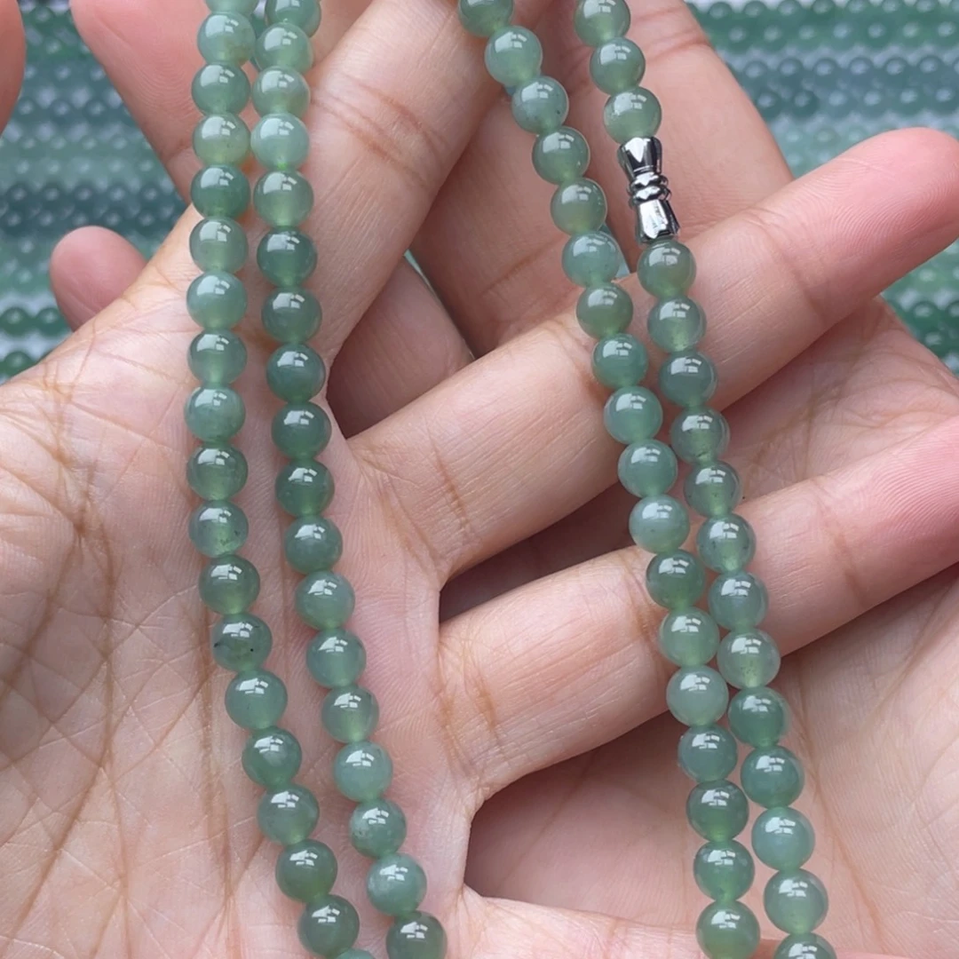 翡翠散珠卡6左右珠链