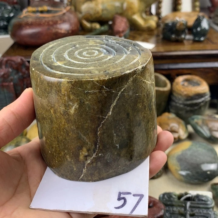 岫岩河磨玉（透闪石质玉）未镶嵌珠宝奇石