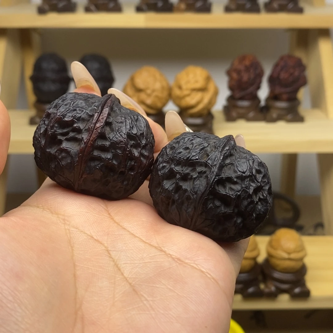 吊坠文玩核桃40七彩元宝4