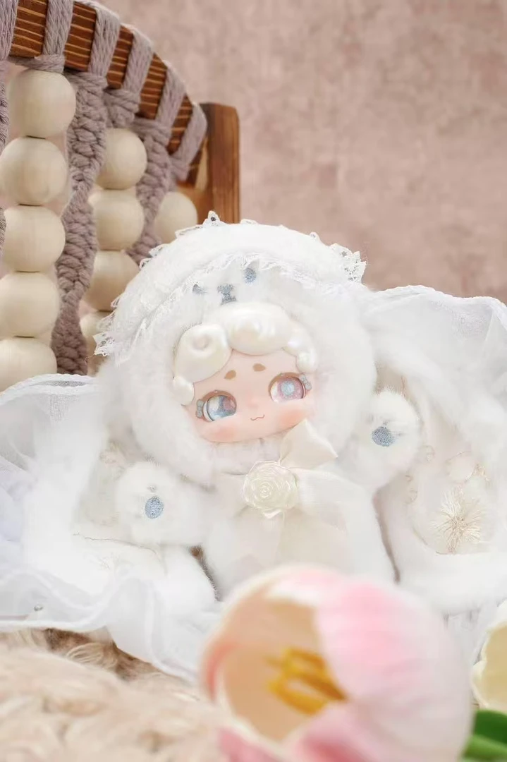 正版晚安小兔二代系列潮玩毛绒公仔秘密花园挂件