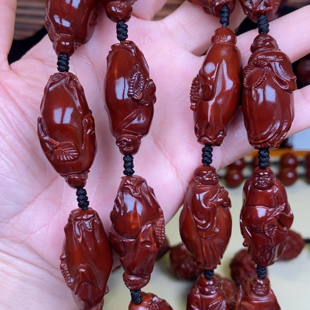 橄榄核吊坠糖**味弥勒脖挂