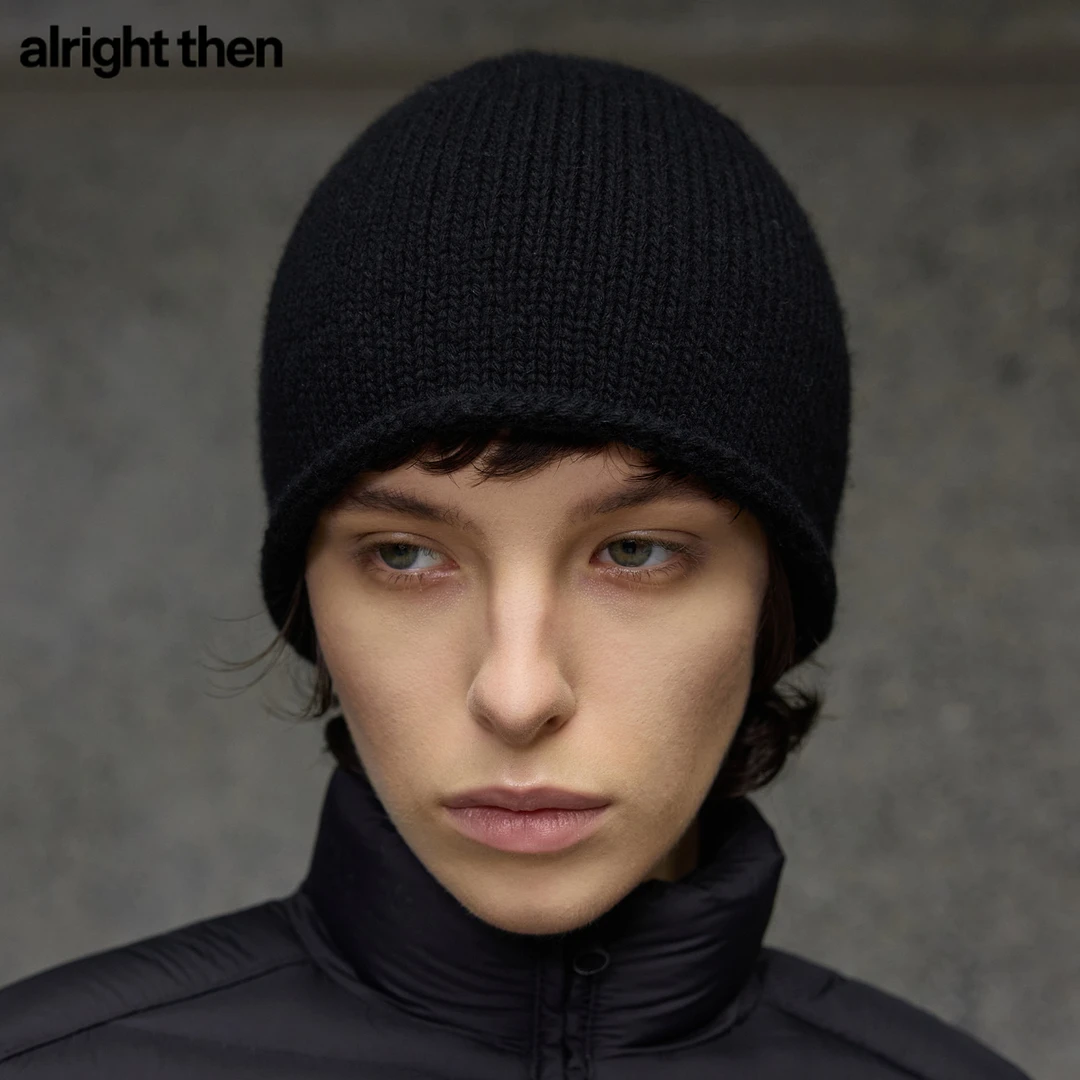 alright then基础款保暖羊毛休闲冷帽针织帽