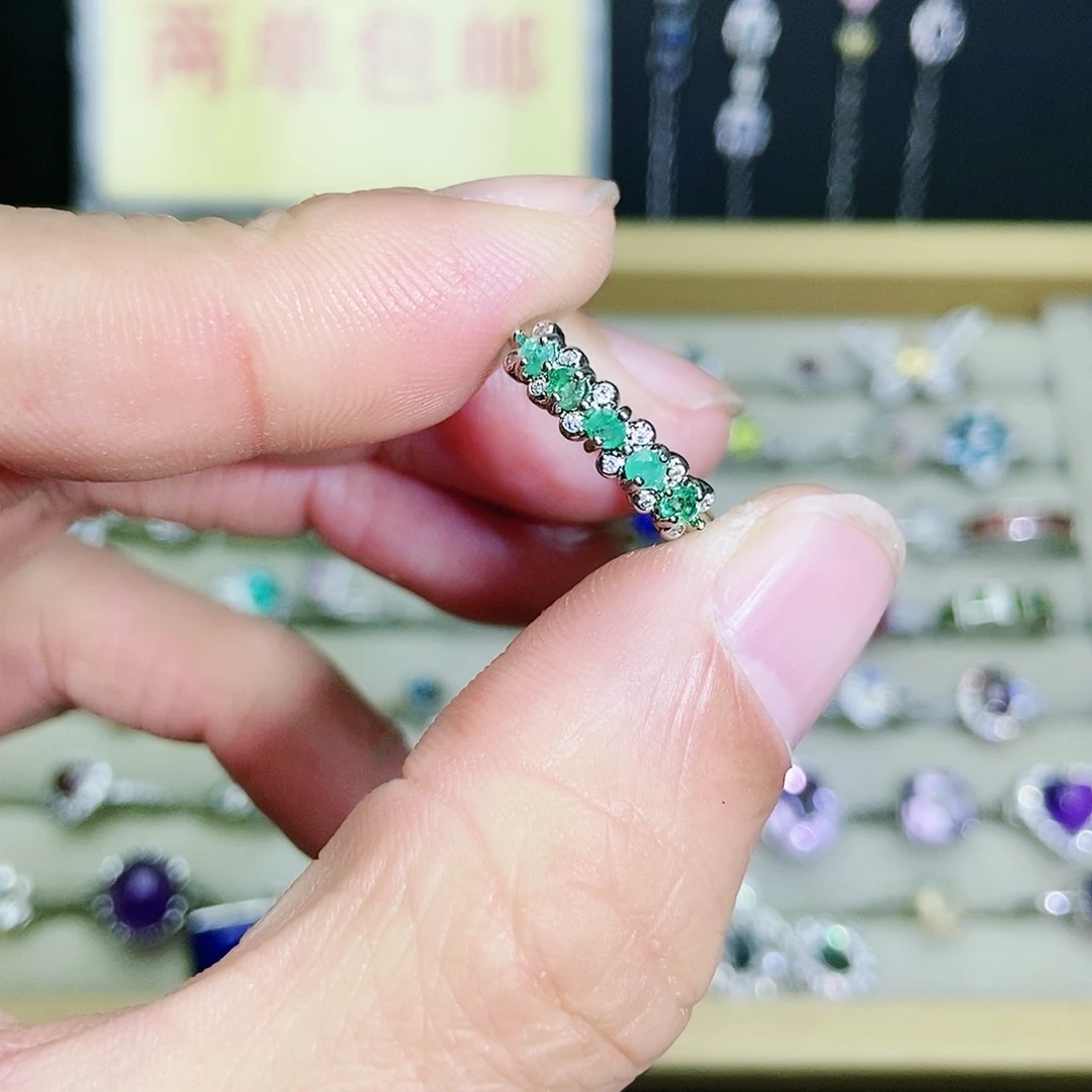 【闪购商品】未镶嵌戒指祖母绿