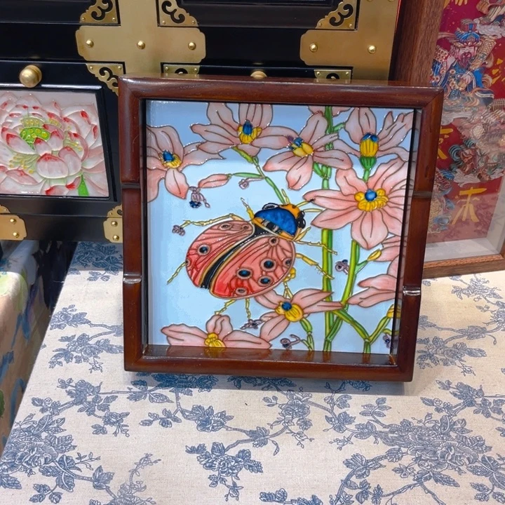一体款瓷板画艺术作品