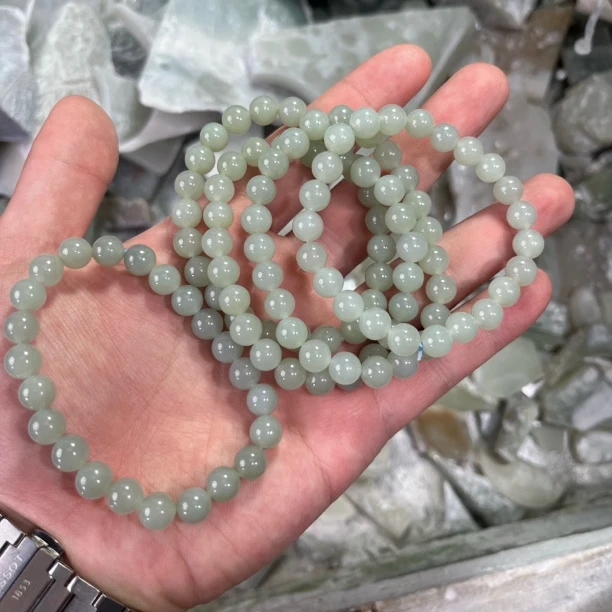 天然和田玉且末蓝手串卡8宠粉福利时尚精美百搭款多样性拍一发一