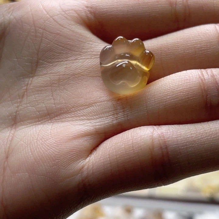 玛瑙/玉髓未镶嵌玛瑙猫爪