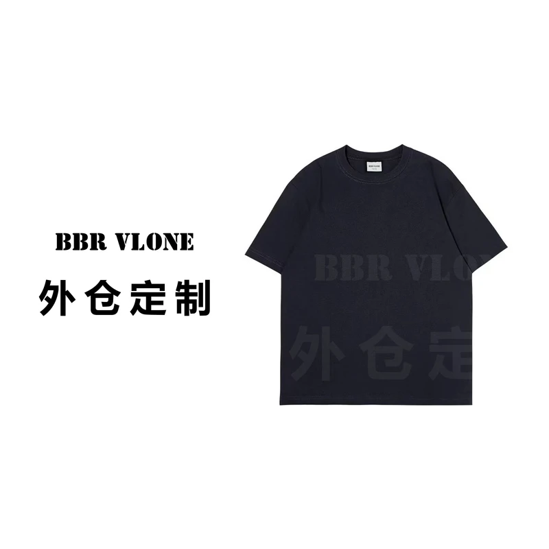 【5号链接-条纹小马】小众设计师重磅款潮流男女同款短袖-3112
