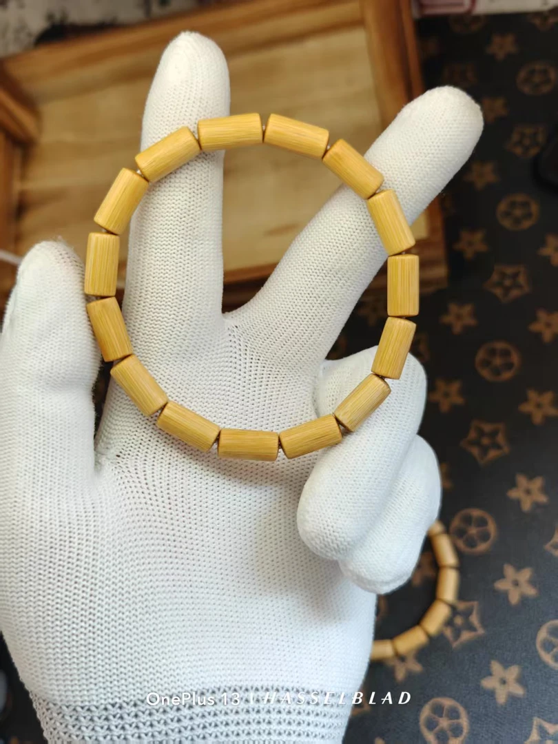 实心竹手串，尺寸6×15，终身售后，顺丰包邮