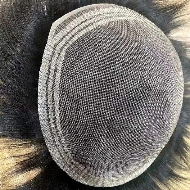 0.10网，点扣PU边，轻薄透气，递旋，毛坯，假发店理发店可批量拿货