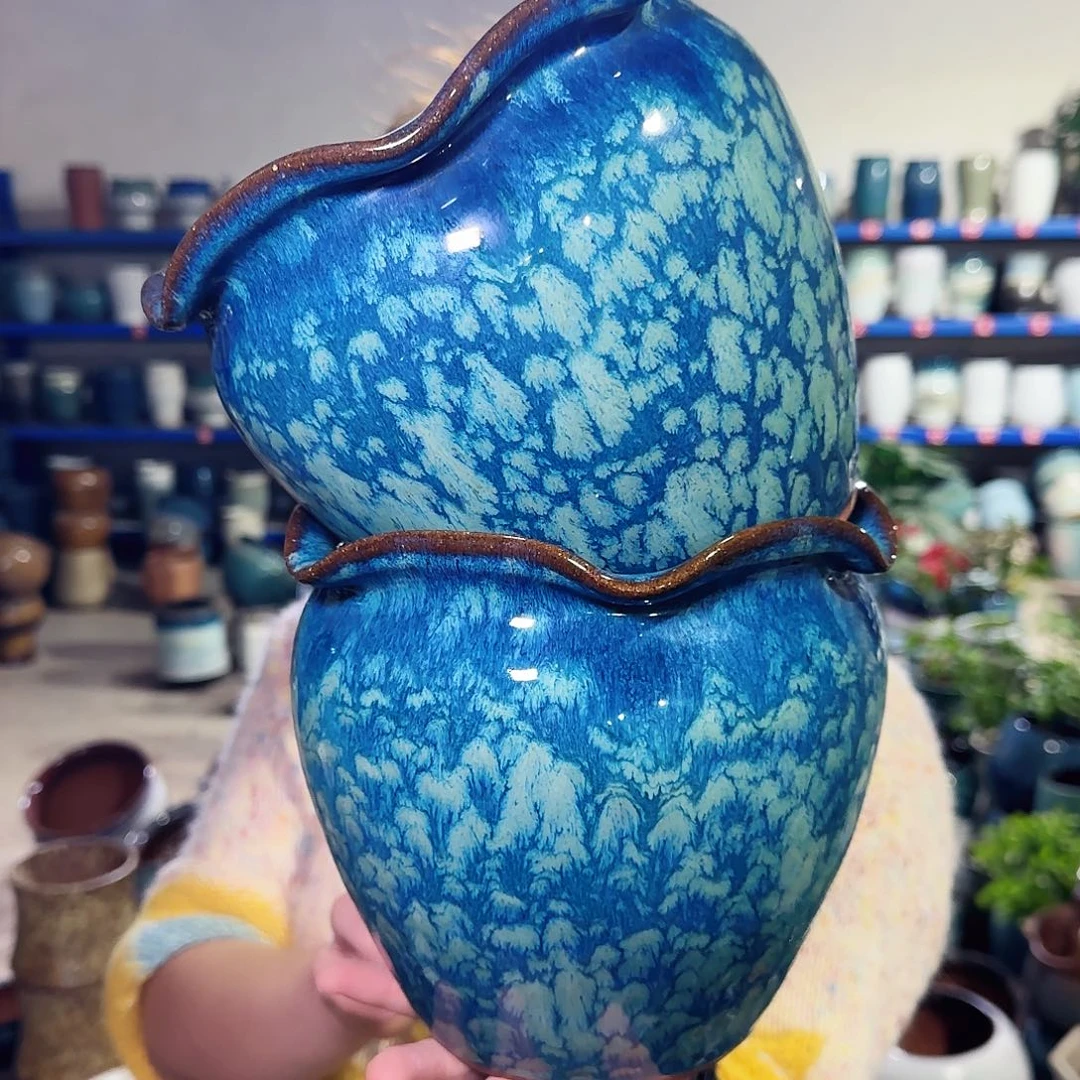 花盆紫砂高17口17