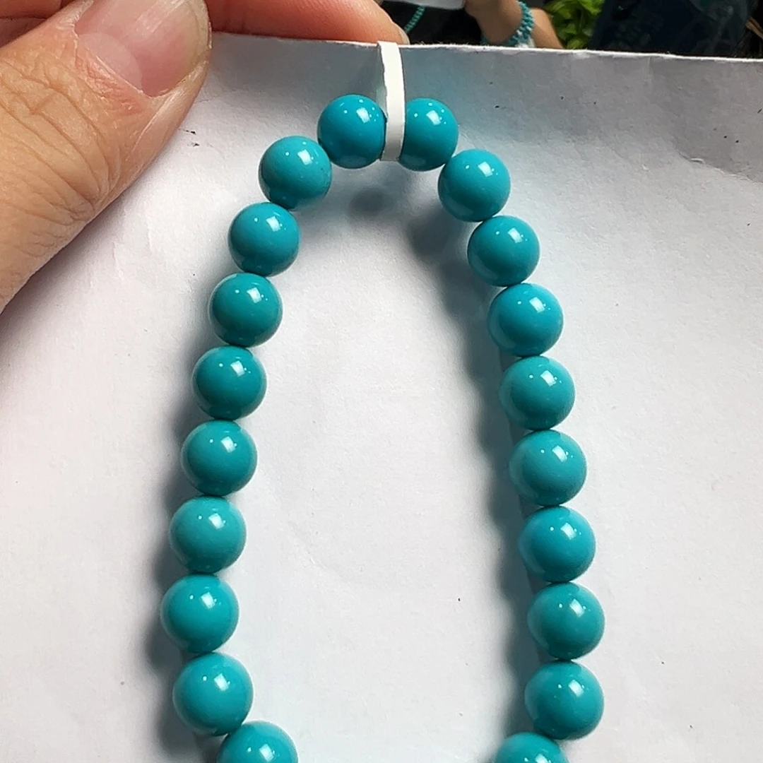 未镶嵌绿松石手串卡8➕