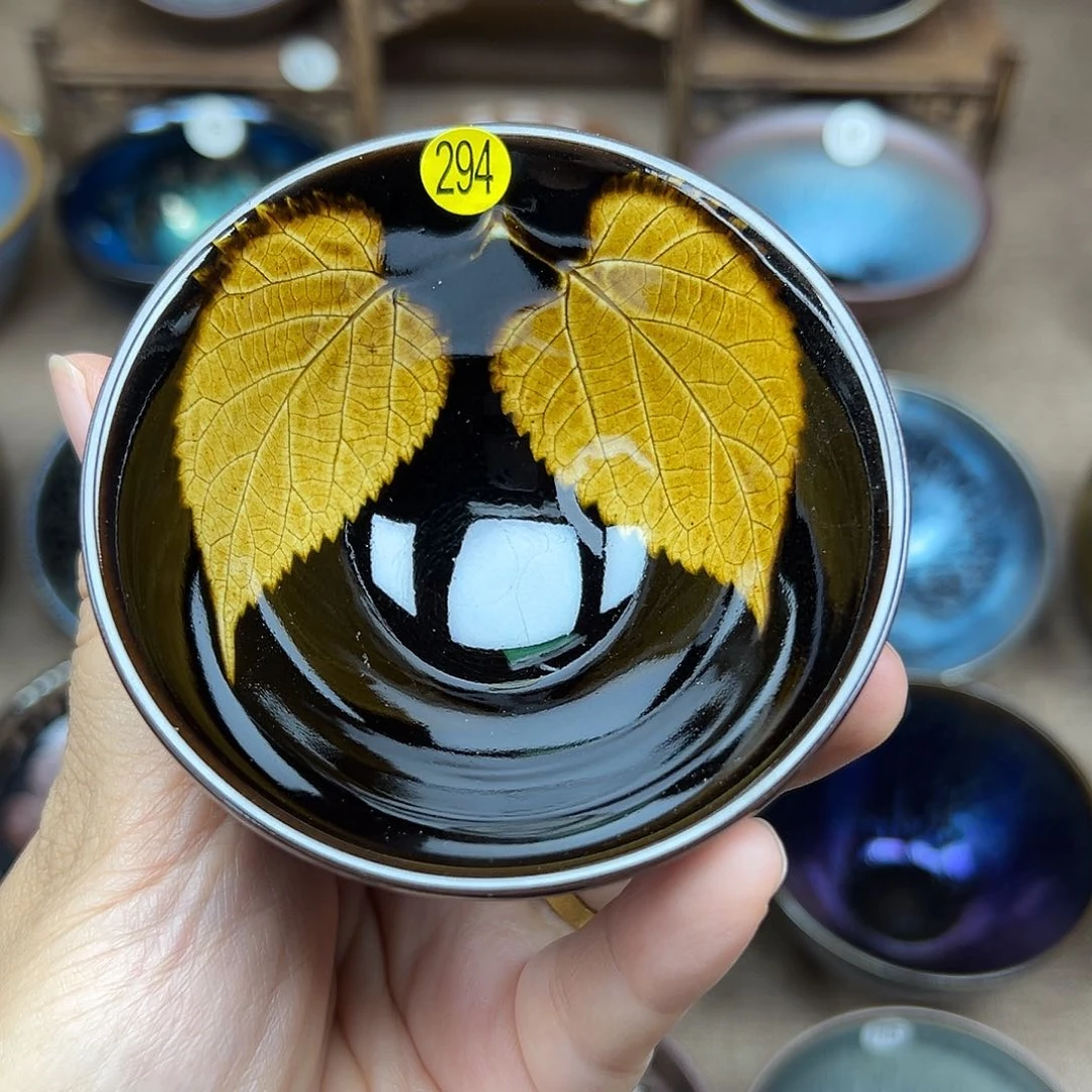 茶盏乌金建盏主人杯