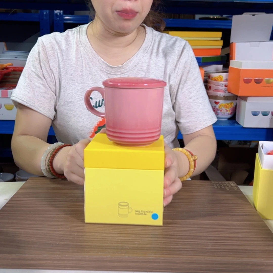 陶瓷石英粉带盖bei子