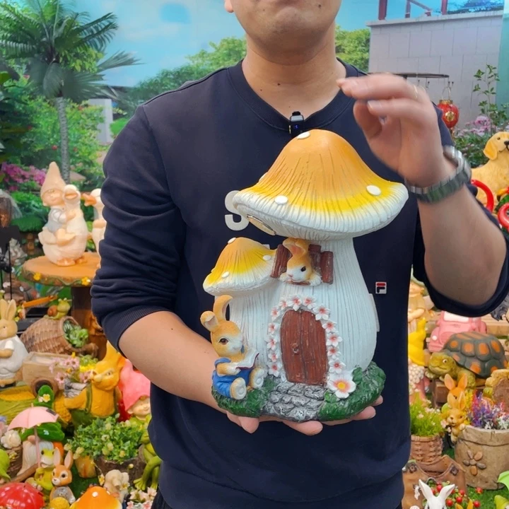 红陶花园庭院摆件