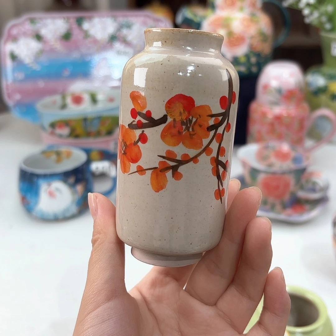 景德镇手绘高温釉下彩陶瓷茶具