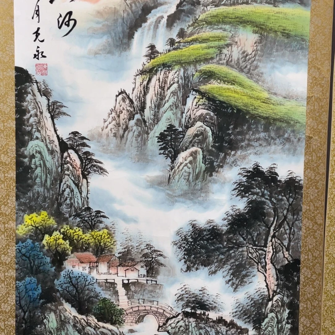 国画老师手绘带运险w