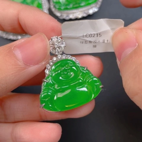 【闪购商品】颈饰银S925镶嵌翡翠翡翠