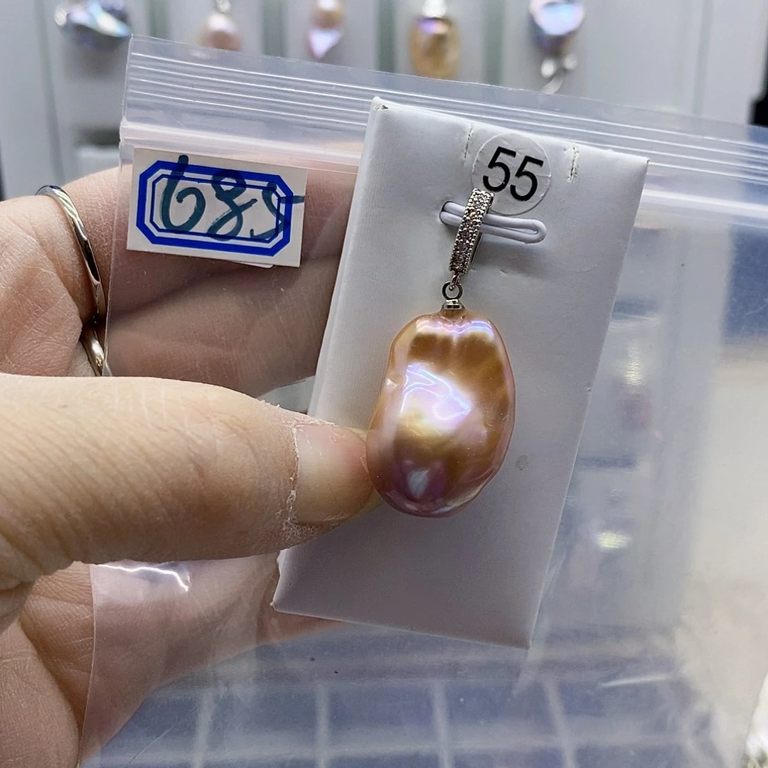 颈饰合金淡水珍珠