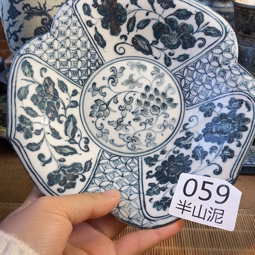 陶手工手绘青花高温陶瓷