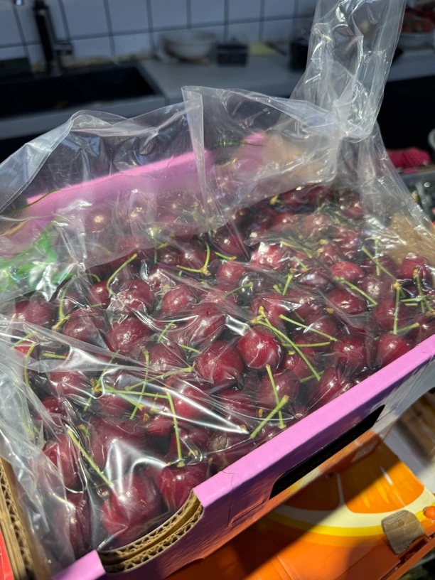 活动款智利J级车厘子148一箱五斤 内附果径卡