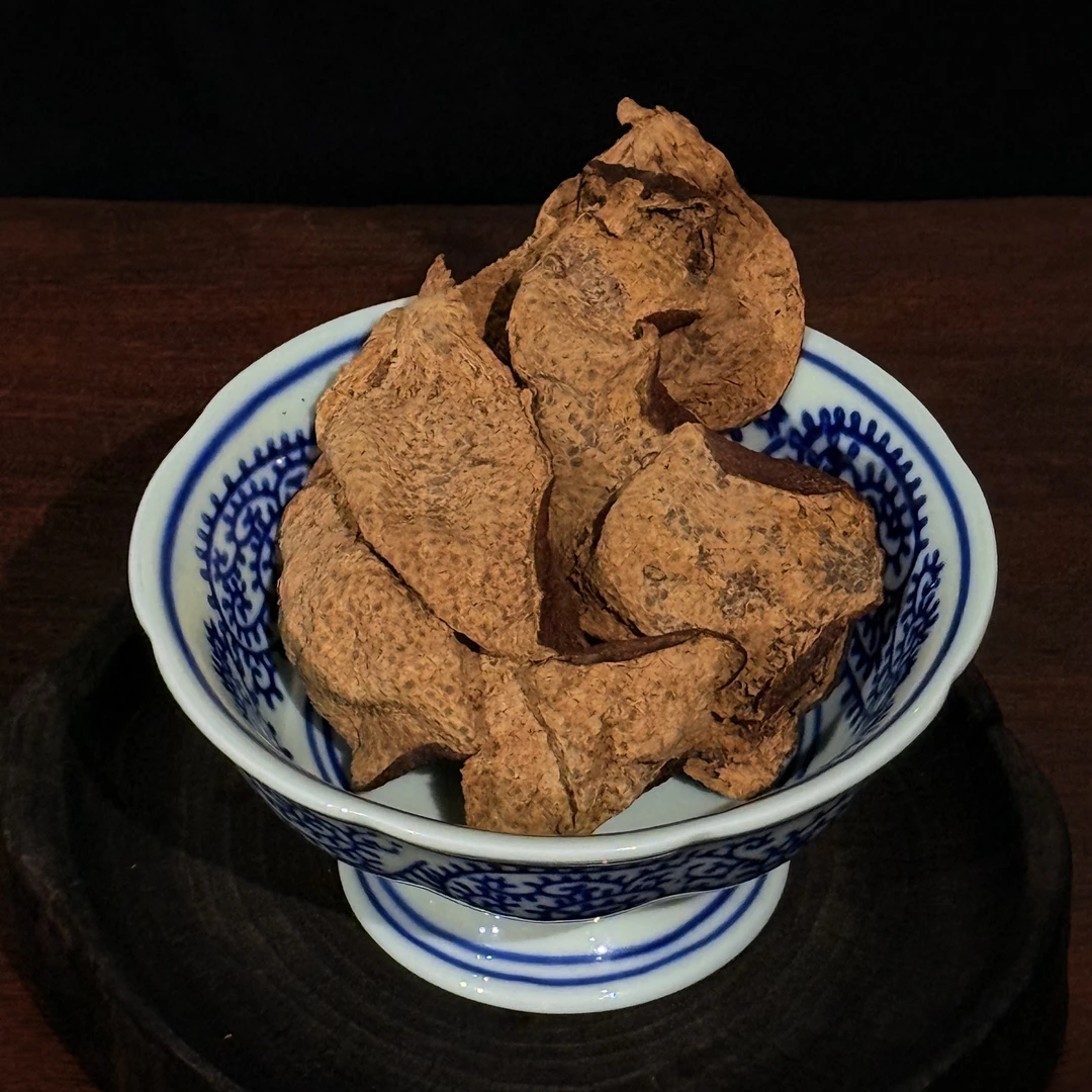 收藏级老皮/药香凉口1998年二转大红皮老陈皮新会陈皮