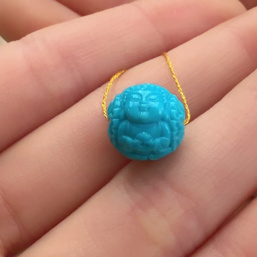 绿松石未镶嵌颈饰