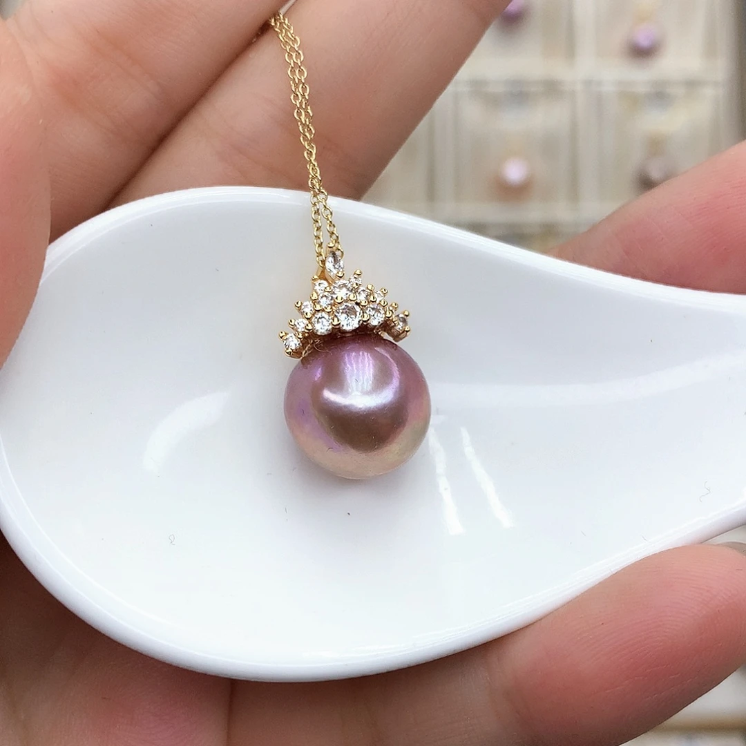 淡水珍珠颈饰合金