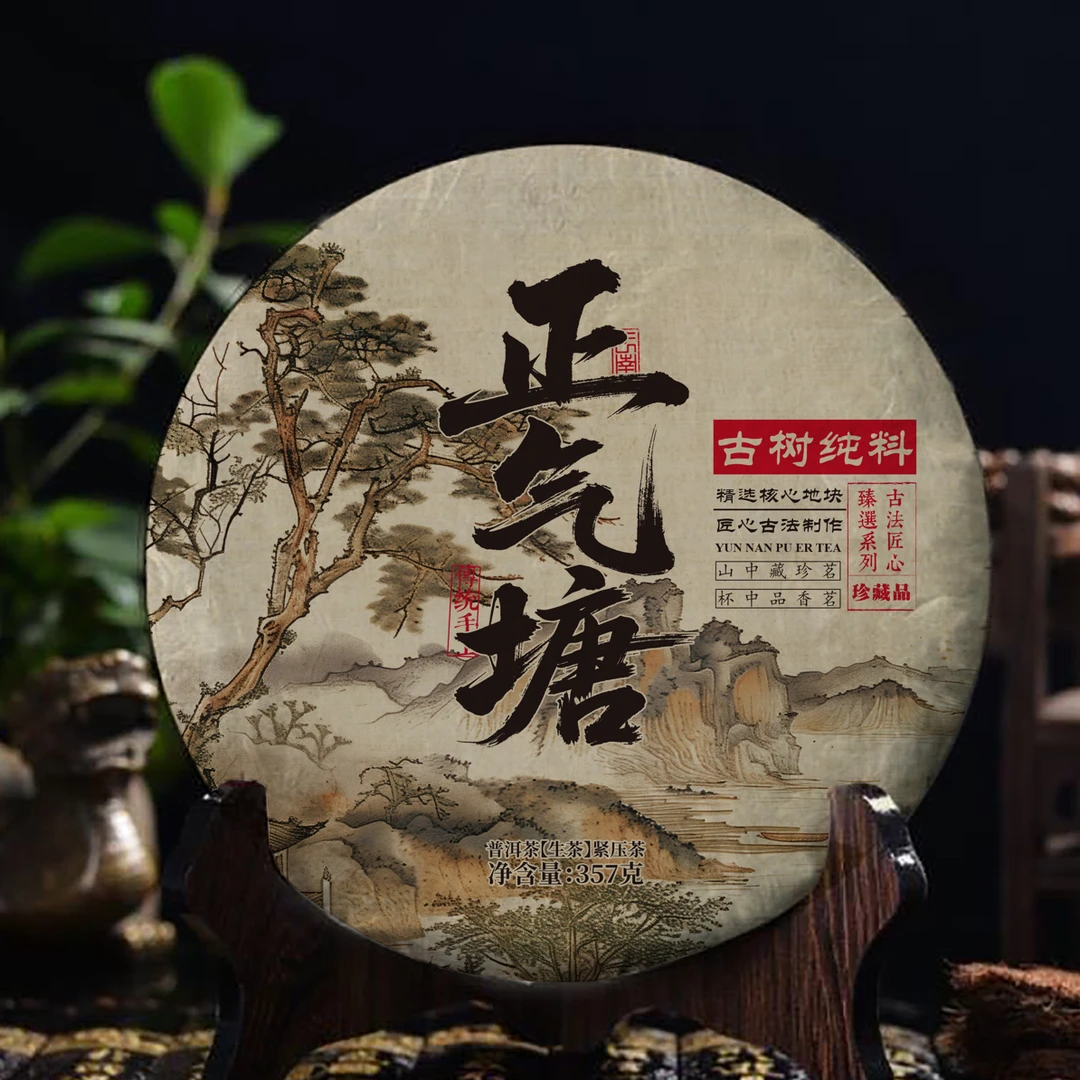 正气塘古树2025年头春生茶357