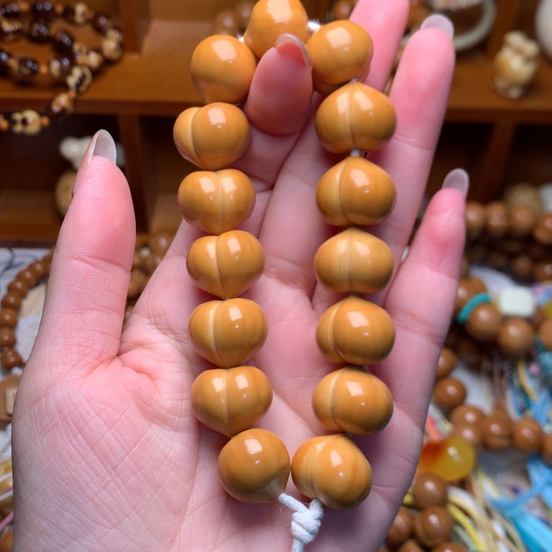 吊坠猴头核桃16高定屁桃手持素