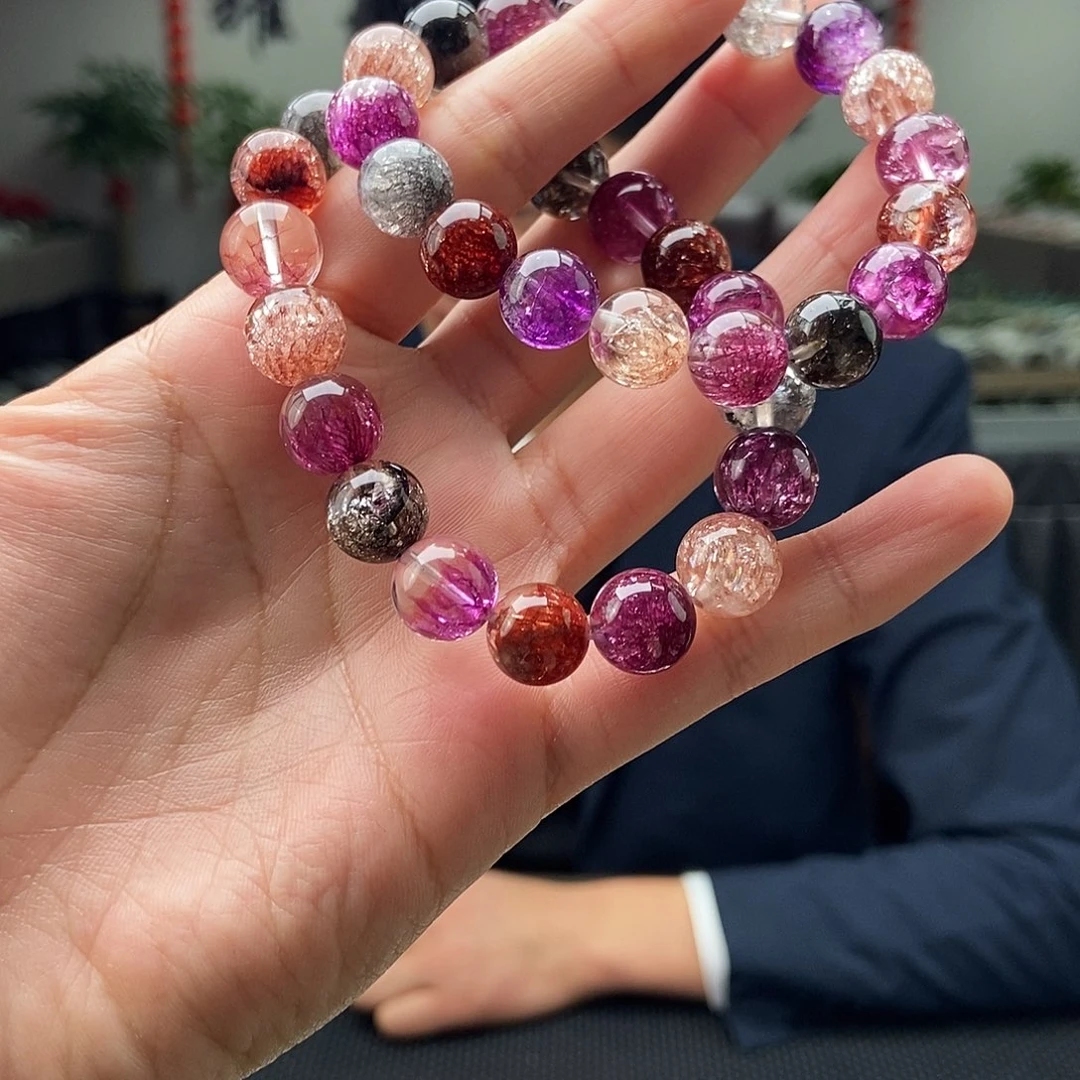 水晶颜色多样性发拍一发一未镶嵌