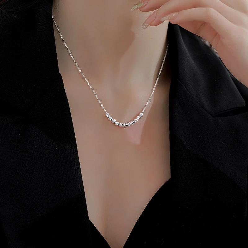 CUOOYINO/初影 坠链均925银 【果壳】精致设计感项链气质百搭锁骨链