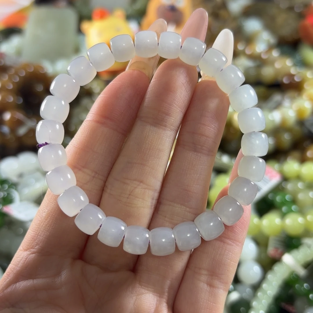 和田玉未镶嵌手链490