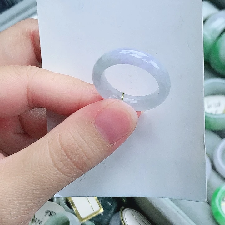 翡翠未镶嵌戒指18号