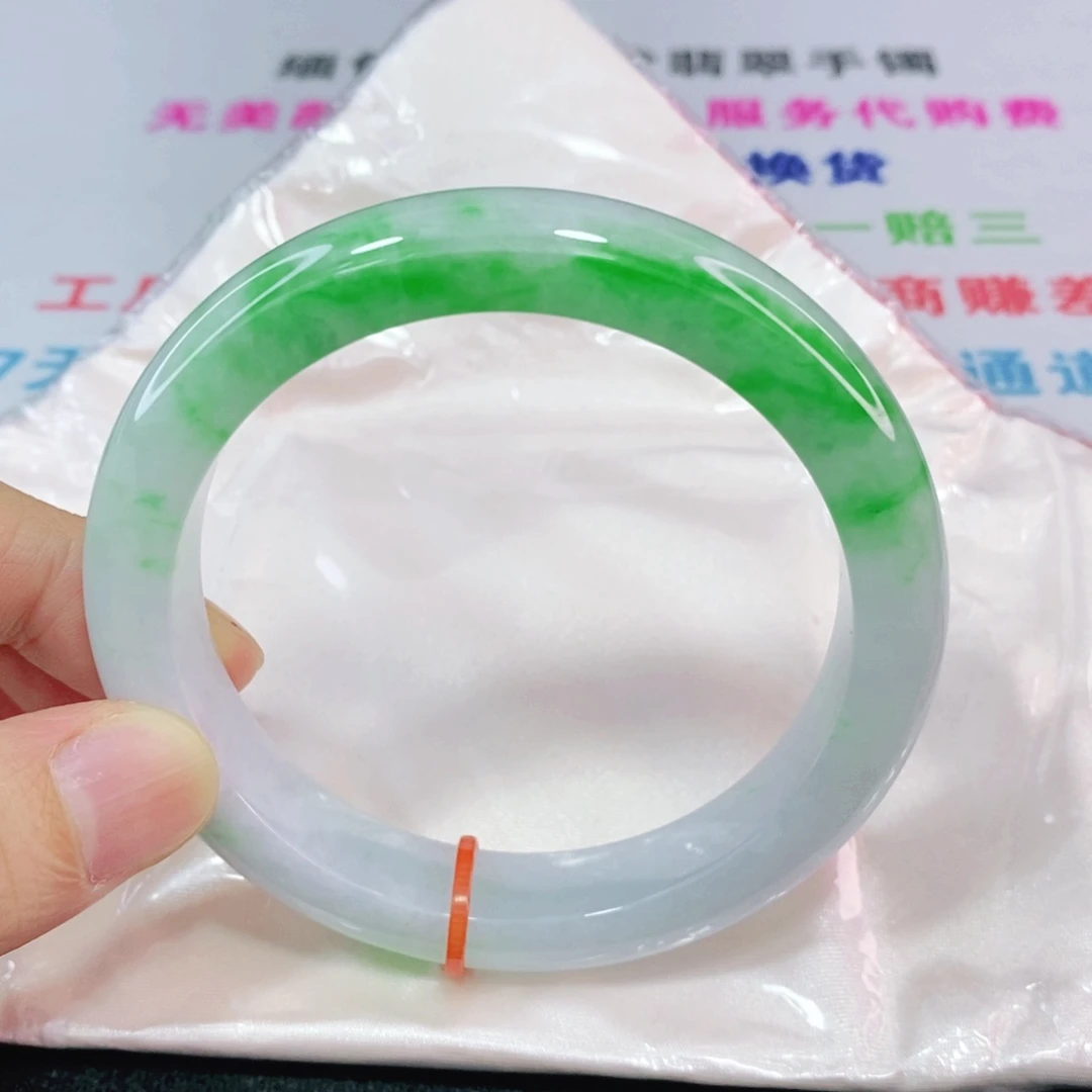 未镶嵌手镯翡翠60.6圈口正圈