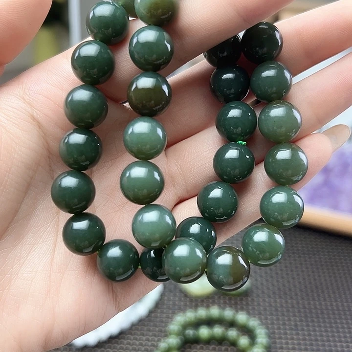 手链未镶嵌和田玉（糖玉）