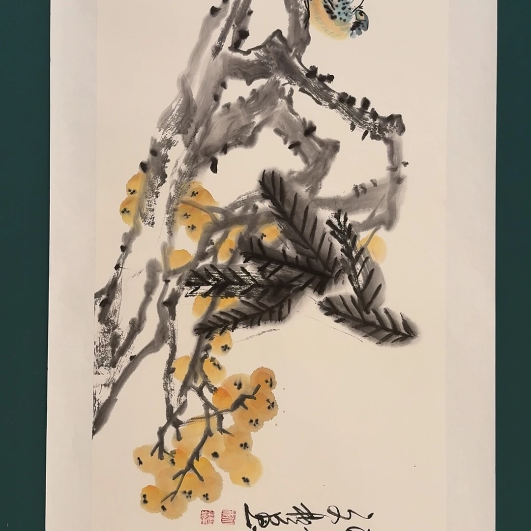 国画溥老师的作品