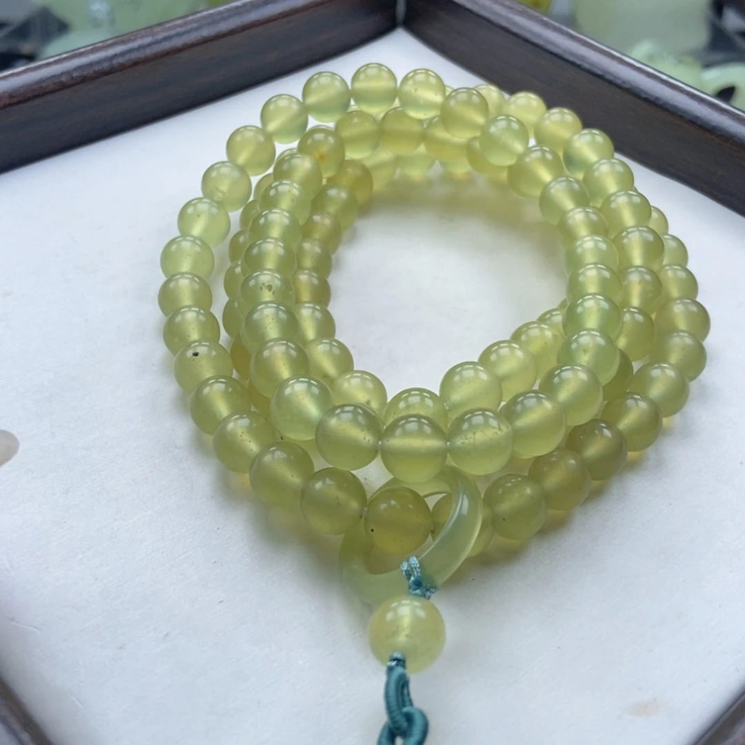 蛇纹石玉未镶嵌手链